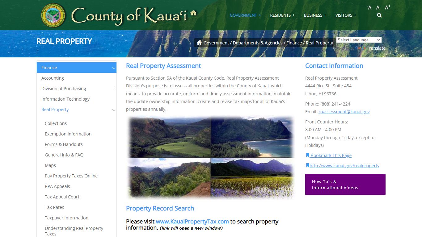 Real Property Assessment - Kauai.gov