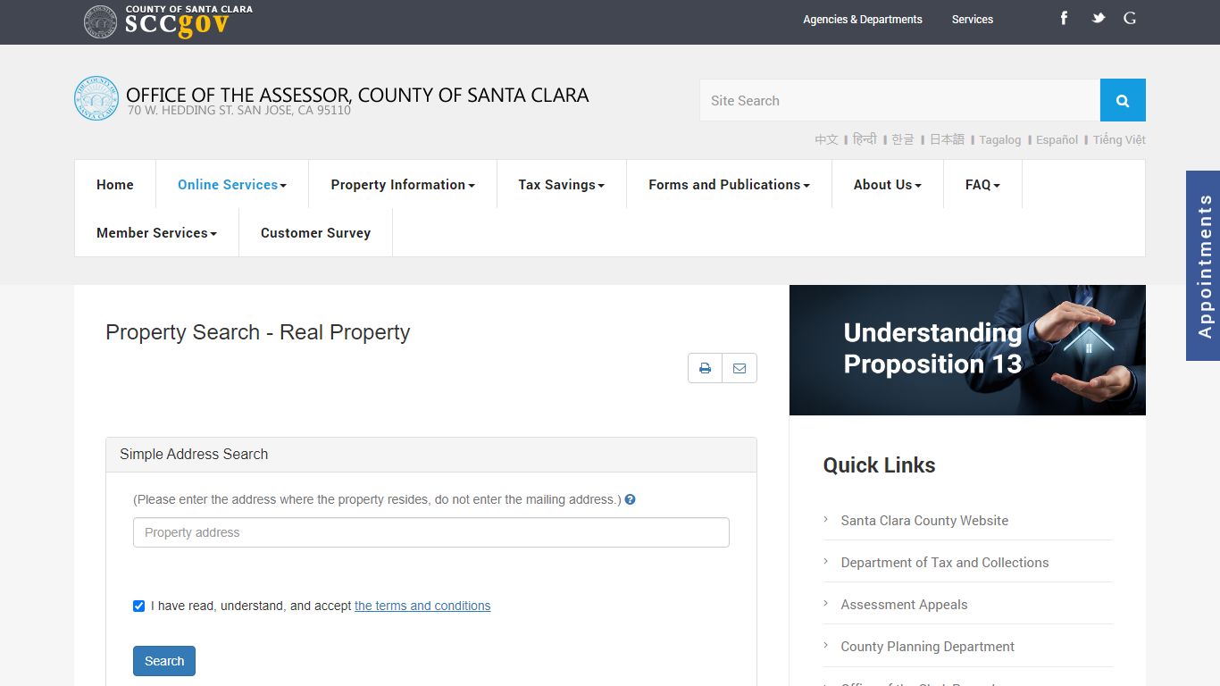 Real Property Search - sccassessor.org